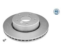 Front Brake Disc 2x MEYLE Fits LAND ROVER Range Rover II 94-02 NTC8780