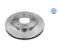 2x Brake disc Front Axle Vented 515 521 5015 MEYLE for MITSUBISHI VOLVO