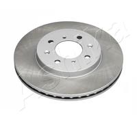 2x Brake disc Front Axle Vented 60-04-425C ASHIKA for HONDA JAZZ II JAZZ III