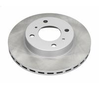 2x Brake disc Front Axle Vented 60532C JAPKO for MITSUBISHI PROTON
