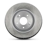 2x Brake disc Front Axle Vented 60H17C JAPKO for HYUNDAI KIA MITSUBISHI