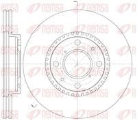 2x Brake disc Front Axle Vented 61002.10 REMSA for OPEL SUZUKI