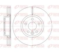 2x Brake disc Front Axle Vented 61019.10 REMSA for LAND ROVER FORD VOLVO
