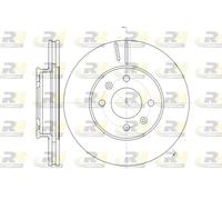 2x Brake disc Front Axle Vented 61023.10 ROADHOUSE for HYUNDAI SUZUKI KIA