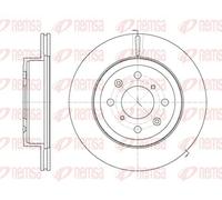 2x Brake disc Front Axle Vented 61038.10 REMSA for SUZUKI OPEL PEUGEOT