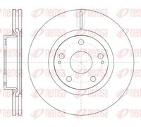 2x Brake disc Front Axle Vented 61050.10 REMSA for TOYOTA MERCEDES-BENZ
