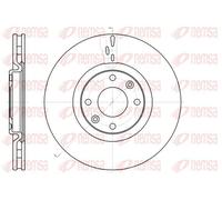 2x Brake disc Front Axle Vented 61059.10 REMSA for CITROËN PEUGEOT