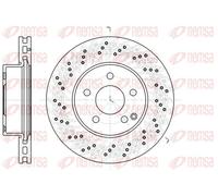 2x Brake disc Front Axle Vented 61068.10 REMSA for MERCEDES-BENZ C-CLASS T-Model