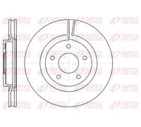 2x Brake disc Front Axle Vented 61087.10 REMSA for NISSAN X-TRAIL II QASHQAI I