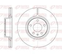 2x Brake disc Front Axle Vented 61101.10 REMSA for AUDI A6 C6 A6 C6 Avant