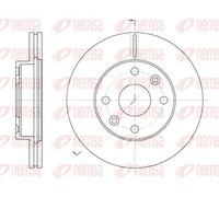 2x Brake disc Front Axle Vented 61116.10 REMSA for KIA RIO I Hatchback