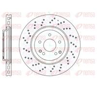 2x Brake disc Front Axle Vented 61138.10 REMSA for MERCEDES-BENZ C-CLASS CLK SLK