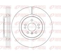2x Brake disc Front Axle Vented 61165.10 REMSA for MERCEDES-BENZ R-CLASS M-CLASS