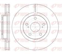 2x Brake disc Front Axle Vented 61189.10 REMSA for TOYOTA RAV 4 III CAMRY Saloon