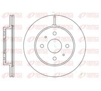 REMSA FRONT 2 X BRAKE DISC 6119010 FOR DAIHATSU