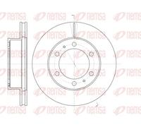 2x Brake disc Front Axle Vented 61205.10 REMSA for TOYOTA HILUX VIGO VII Pickup