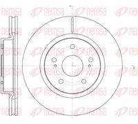 2x Brake disc Front Axle Vented 61212.10 REMSA for SUZUKI GRAND VITARA II
