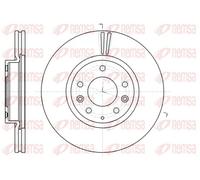 2x Brake disc Front Axle Vented 61235.10 REMSA for MAZDA 6 Hatchback 6 Estate