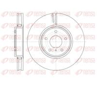 2x Brake disc Front Axle Vented 61244.10 REMSA for INFINITI FX
