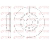 2x Brake disc Front Axle Vented 61286.10 REMSA for OPEL SAAB CHEVROLET