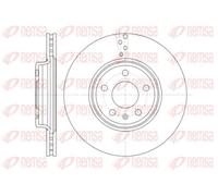 2x Brake disc Front Axle Vented 61292.10 REMSA for AUDI A5 Convertible A4 B8 A5