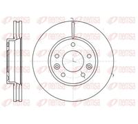 2x Brake disc Front Axle Vented 61294.10 REMSA for KIA SEDONA Mk II
