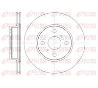 2x Brake disc Front Axle Vented 61332.10 REMSA for ASTON MARTIN TOYOTA