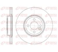 2x Brake disc Front Axle Vented 61334.10 REMSA for MINI MINI Roadster MINI Coupe
