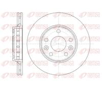 REMSA FRONT 2 X BRAKE DISC 6134610 FOR RENAULT DACIA