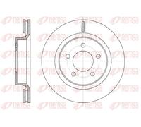 2x Brake disc Front Axle Vented 61360.10 REMSA for CHRYSLER 300M