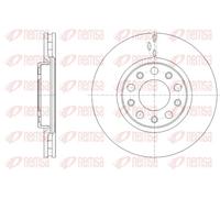 2x Brake disc Front Axle Vented 61389.10 REMSA for ALFA ROMEO GIULIETTA