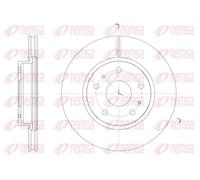 2x Brake disc Front Axle Vented 61423.10 REMSA for SUZUKI SX4