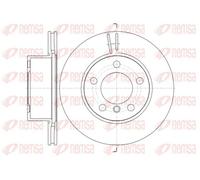 2x Brake disc Front Axle Vented 61448.10 REMSA for BMW 1 Sports Hatch 2 Coupe
