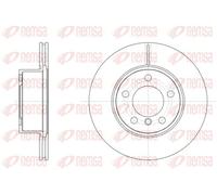 2x Brake disc Front Axle Vented 61449.10 REMSA for BMW 1 Sports Hatch 3 4 Coupe