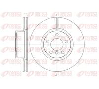 2x Brake disc Front Axle Vented 61454.10 REMSA for BMW X3