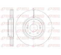 2x Brake disc Front Axle Vented 61462.10 REMSA for HYUNDAI ix55