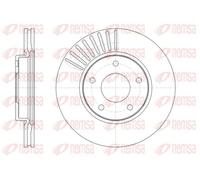 2x Brake disc Front Axle Vented 61466.10 REMSA for NISSAN JUKE JUKE Van