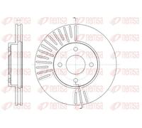 REMSA FRONT 2 X BRAKE DISC 6146710 FOR NISSAN