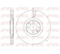 2x Brake disc Front Axle Vented 61470.10 REMSA for CITROËN PEUGEOT