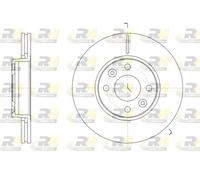 2x Brake disc Front Axle Vented 61474.10 ROADHOUSE for RENAULT KANGOO BE BOP