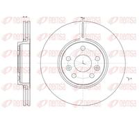 REMSA FRONT 2 X BRAKE DISC 6147710 FOR RENAULT