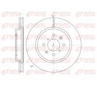 2x Brake disc Front Axle Vented 61482.10 REMSA for SUZUKI SWIFT III
