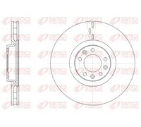 2x Brake disc Front Axle Vented 61498.10 REMSA for CITROËN C5 III C5 III Break