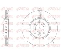 2x Brake disc Front Axle Vented 61499.10 REMSA for RENAULT LAGUNA I MEGANE I