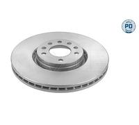 2x Brake disc Front Axle Vented 615 521 0008/PD MEYLE for CADILLAC SAAB OPEL