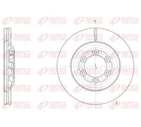 2x Brake disc Front Axle Vented 61510.10 REMSA for ISUZU D-MAX II