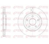 2x Brake disc Front Axle Vented 61515.10 REMSA for FIAT LANCIA