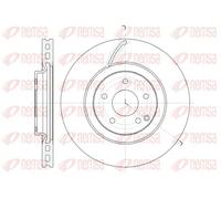 2x Brake disc Front Axle Vented 61525.10 REMSA for MERCEDES-BENZ C-CLASS Coupe