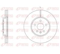 2x Brake disc Front Axle Vented 61534.10 REMSA for OPEL CHEVROLET