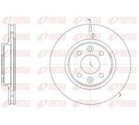 2x Brake disc Front Axle Vented 61535.10 REMSA for DACIA RENAULT SMART